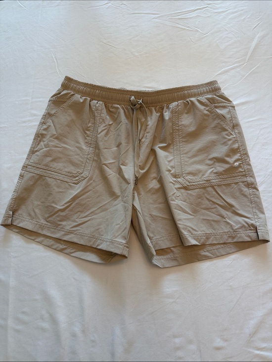 Pants - Women’s Quick Dry Hiking Shorts Tan Drawstring Utility Pockets XL